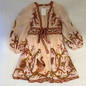 Embroidered Bohemian Dress